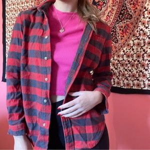 Plaid red flannel